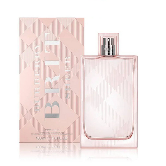 Burberry Brit Sheer bottle with packaging