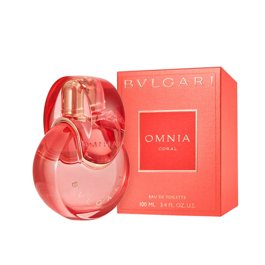 Bvlgari Omnia Coral Eau de Toilette bottle with packaging