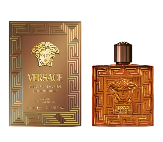 Eros Najim By Versace bottle with packaging