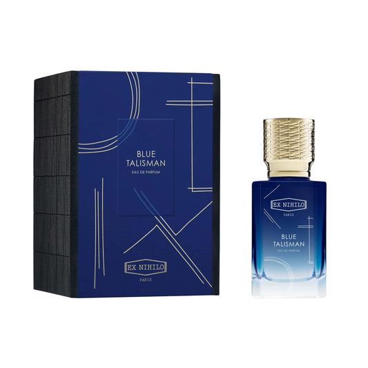 Ex Nihilo Blue Talisman bottle with packaging