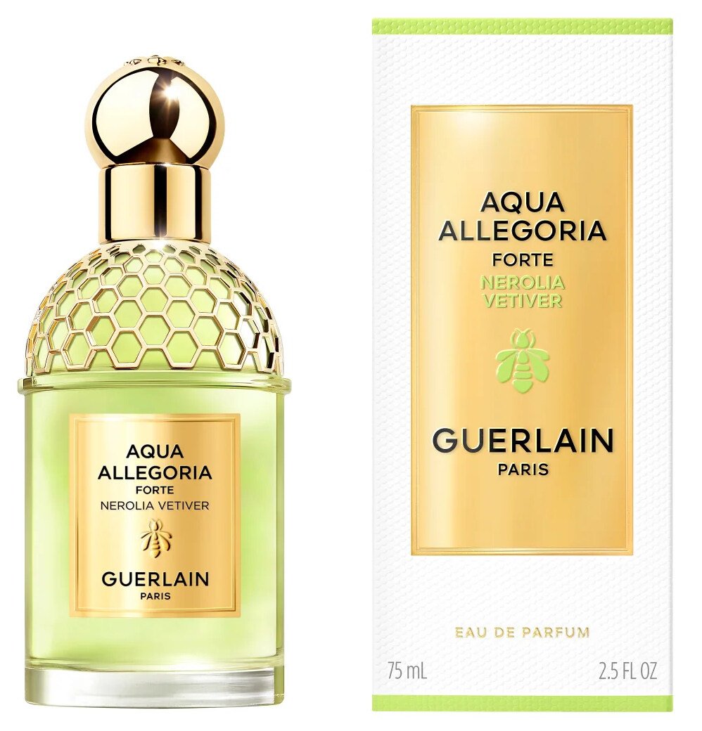 Guerlain Aqua Allegoria Forte Néroli Vétiver bottle with packaging