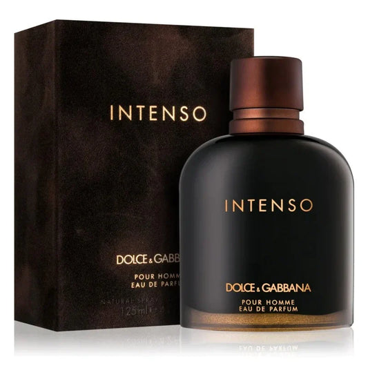 Dolce & Gabbana Intenso Pour Homme bottle with packaging