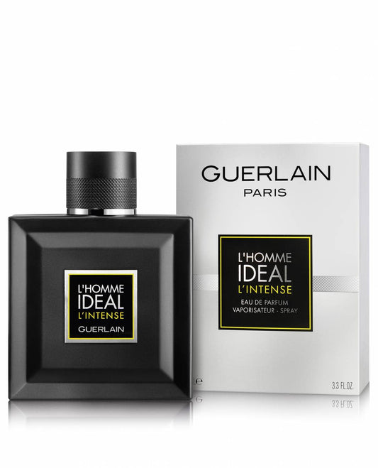 Guerlain L'Homme Idéal L'Intense Eau de Parfum bottle with packaging