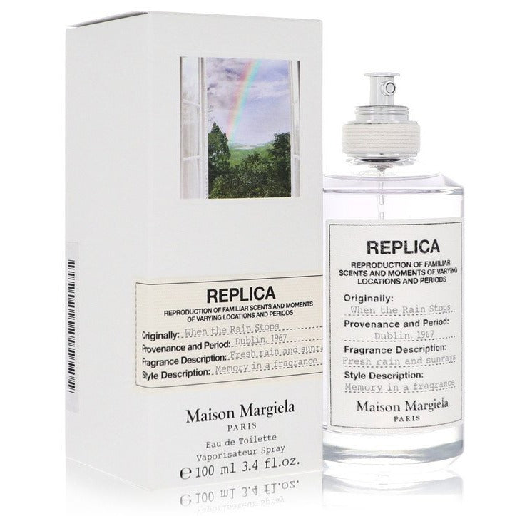 When the Rain Stops By Maison Margiela bottle with packaging