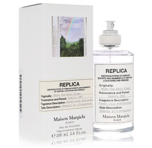 When the Rain Stops By Maison Margiela bottle with packaging