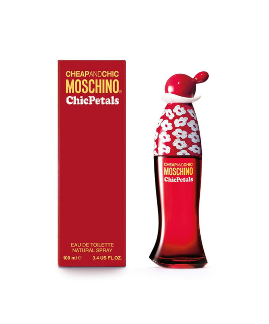 Moschino Chic Petals bottle with packaging