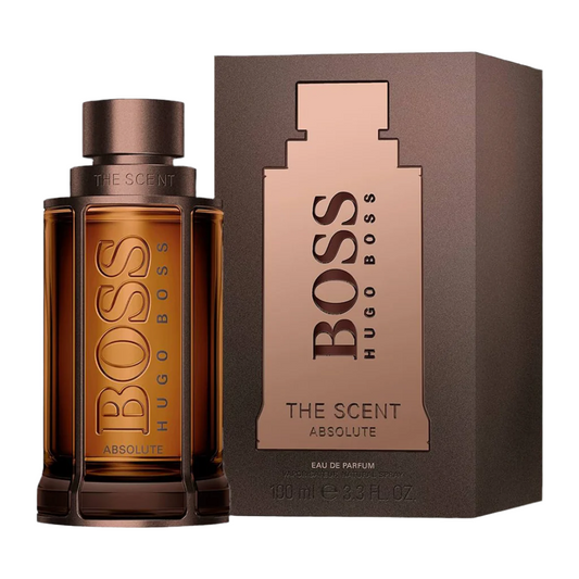 Hugo Boss The Scent Absolute bottle with packaging