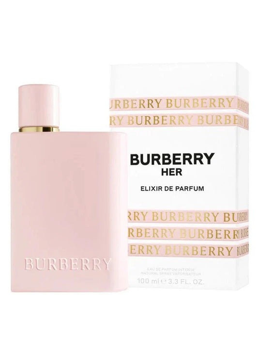 Burberry Her Elixir de Parfum bottle with packaging
