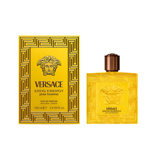 Eros Energy By Versace bottle with packaging