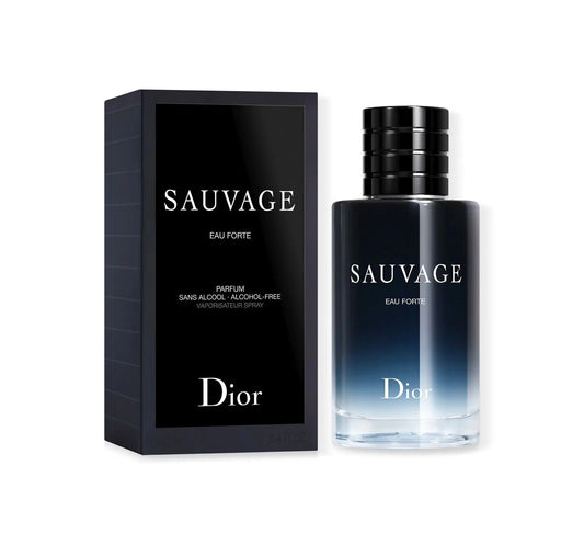 Sauvage Eau Forte bottle with packaging