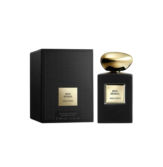 Giorgio Armani Musc Shamal Armani Privé bottle with packaging