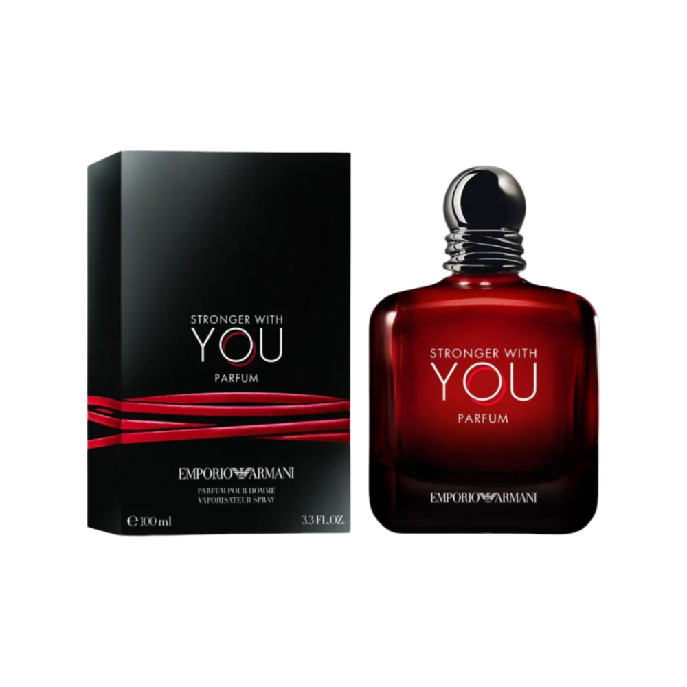 Giorgio Armani Emporio Armani Stronger With You Parfum bottle with packaging