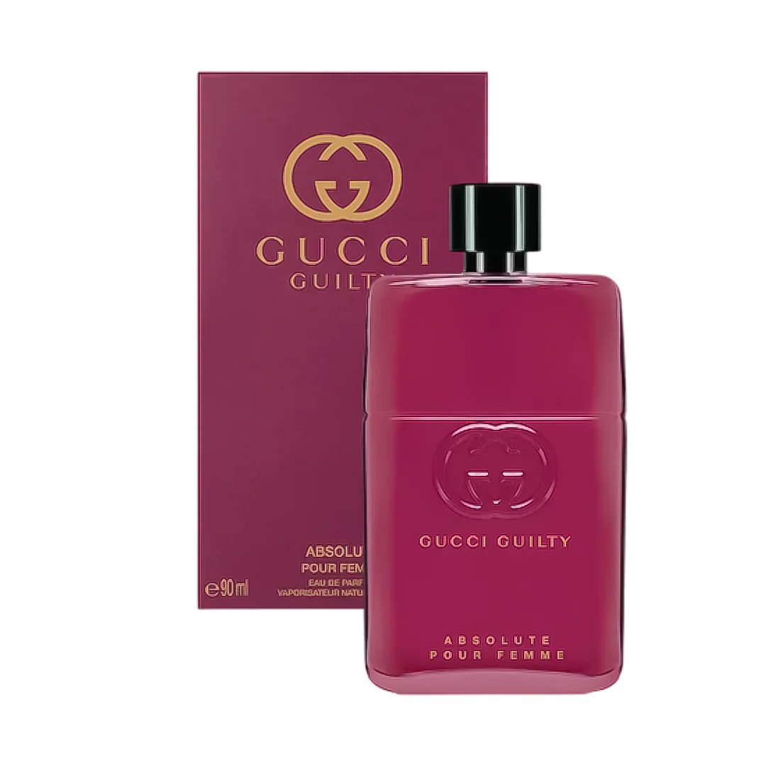 Gucci Guilty Absolute Pour Femme bottle with packaging