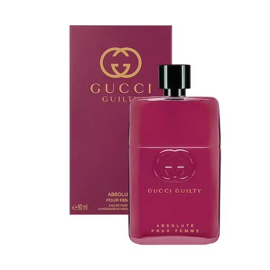 Gucci Guilty Absolute Pour Femme bottle with packaging