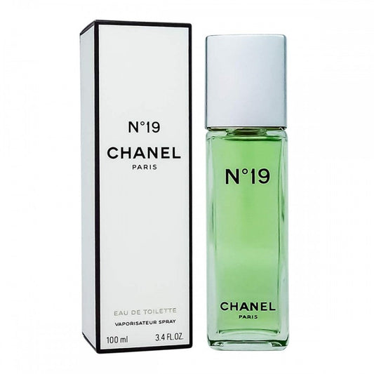 Chanel N°19 Eau de Toilette bottle with packaging
