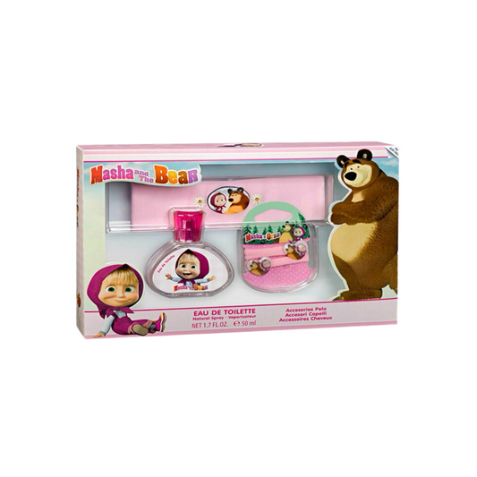The Masha and the Bear Gift Set bottle with packaging