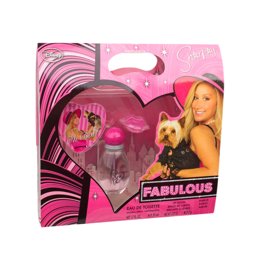 Disney Sharpay Fabulous Gift Set bottle with packaging