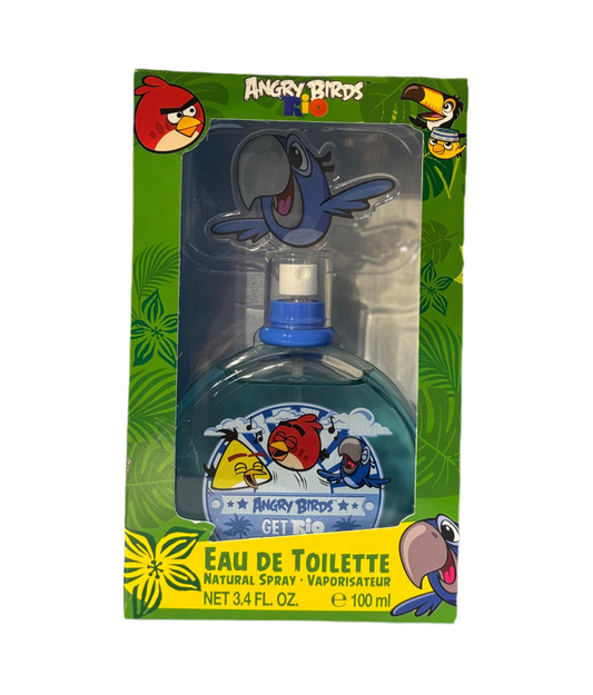 Angry Birds Get Rio Loud Eau de Toilette bottle with packaging