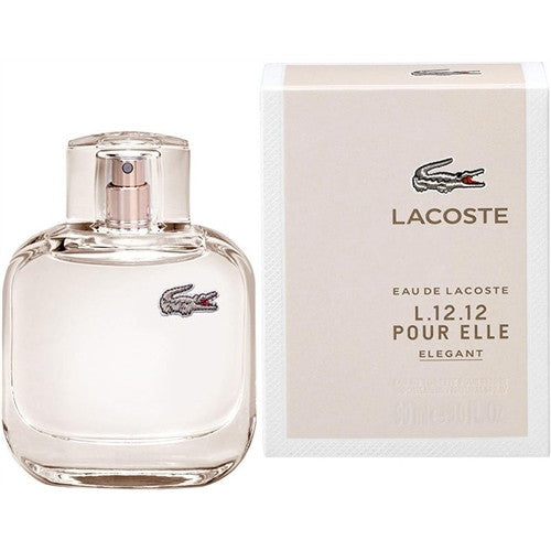 Lacoste L.12.12 Pour Elle Elegant Eau de Toilette – 90ml bottle with packaging