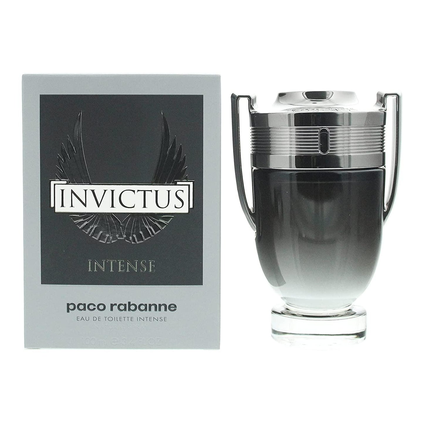 Invictus Intense bottle with packaging