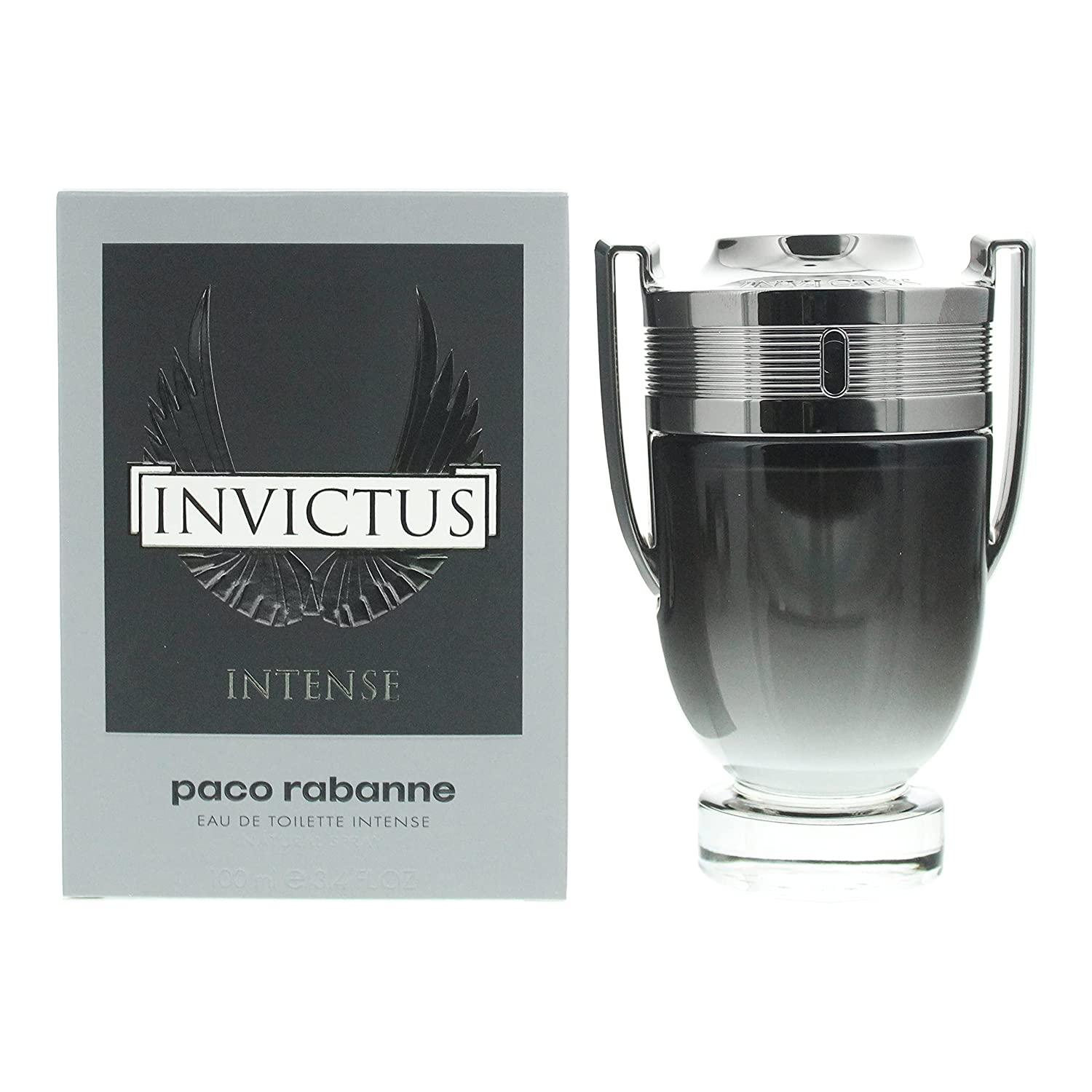 Invictus Intense bottle with packaging