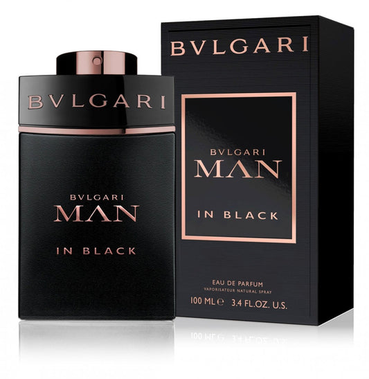 Bvlgari Man In Black bottle with packaging
