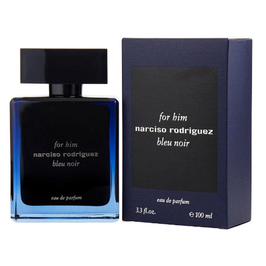 Narciso Rodriguez Bleu Noir bottle with packaging