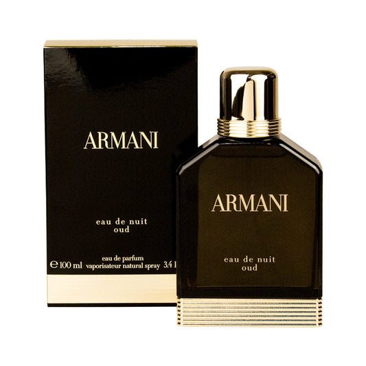 Giorgio Armani Armani Eau de Nuit Oud bottle with packaging