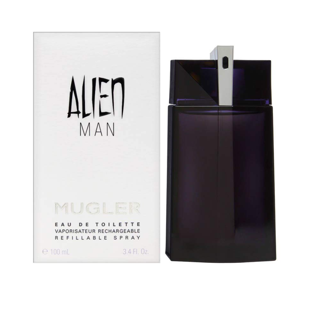 Alien Man bottle with packaging