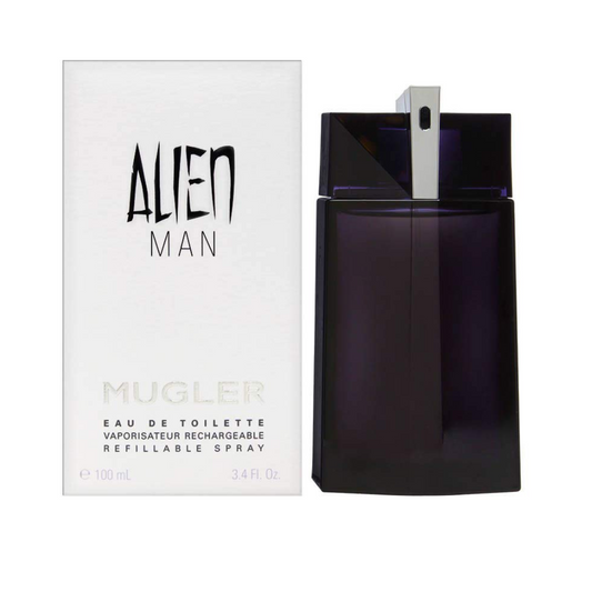 Alien Man bottle with packaging
