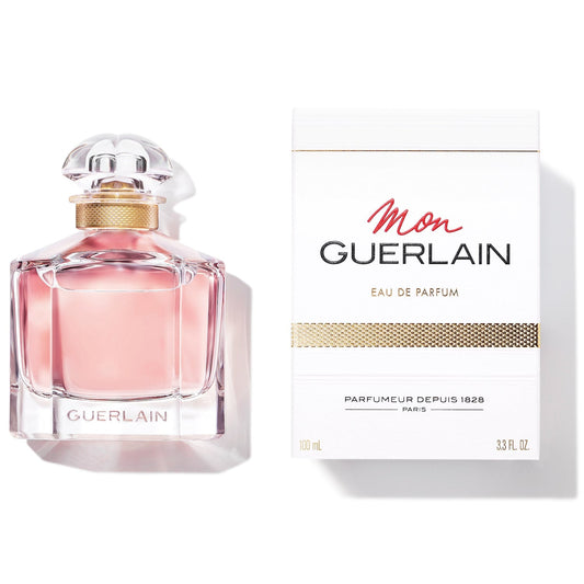 Guerlain Mon Guerlain Eau de Parfum bottle with packaging