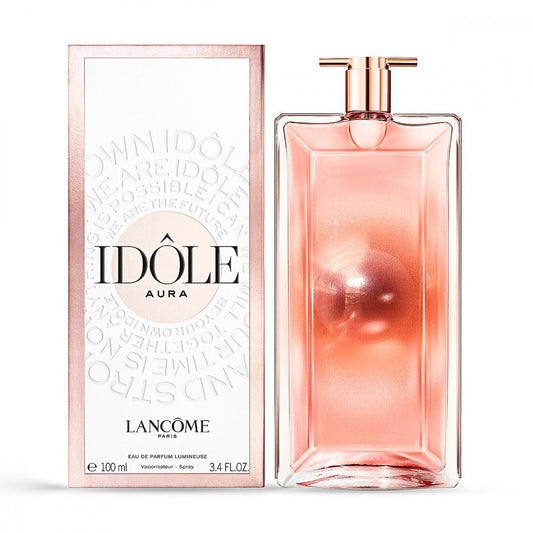 Lancôme Idôle Aura bottle with packaging