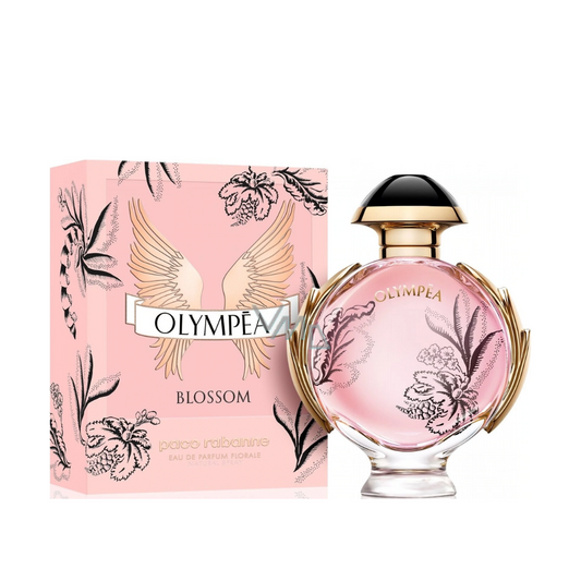 Olympea Blossom bottle with packaging