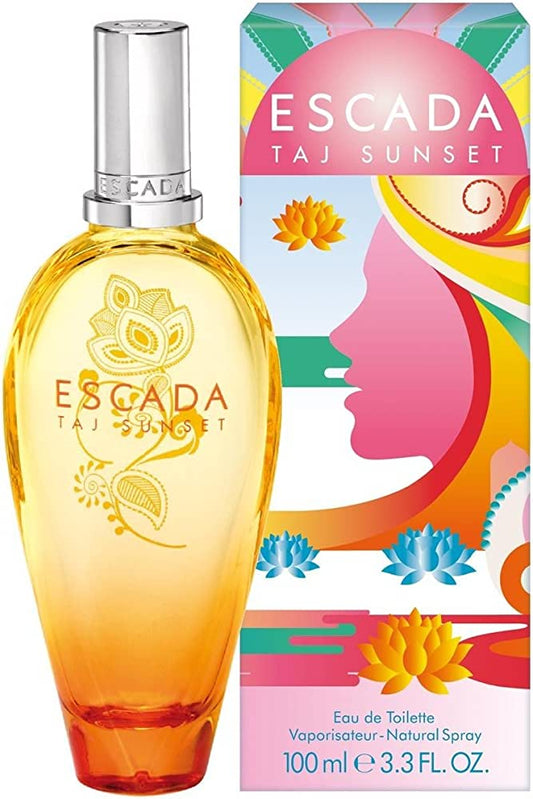 Escada Taj Sunset bottle with packaging
