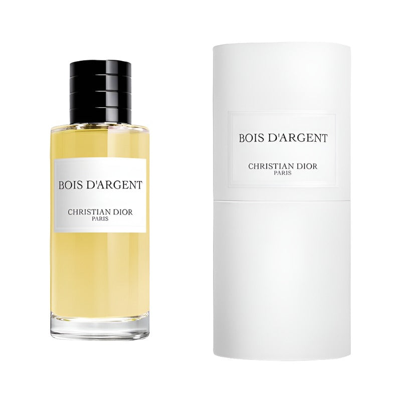 Dior Bois d'Argent bottle with packaging