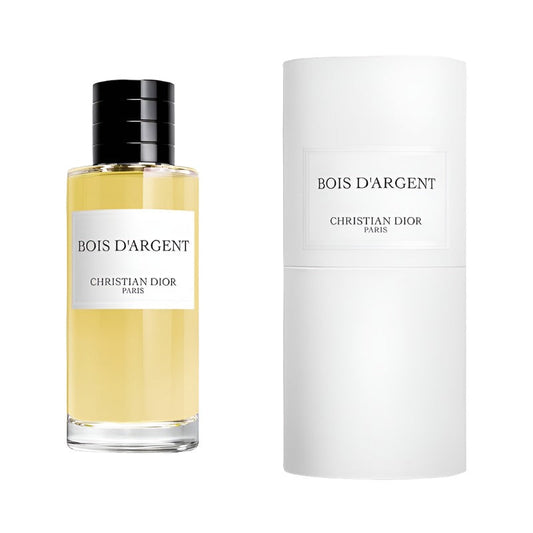 Dior Bois d'Argent bottle with packaging
