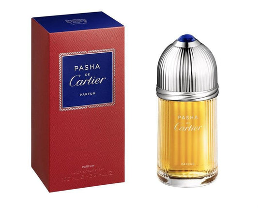 Cartier Pasha bottle with packaging