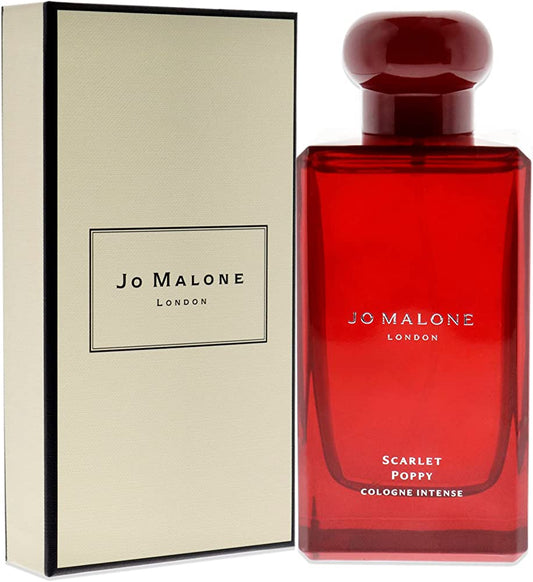 Jo Malone Scarlet Poppy Cologne Intense bottle with packaging