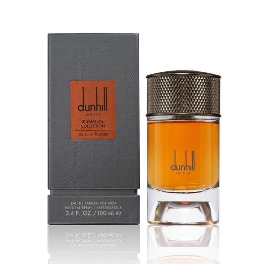 Dunhill British Leather bottle with packaging