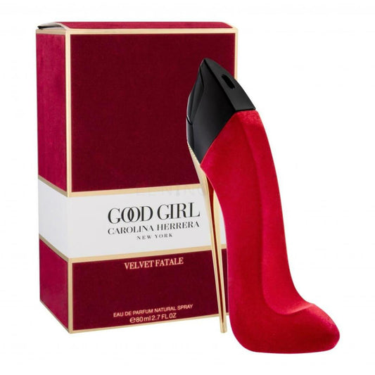 Carolina Herrera Velvet Fatale bottle with packaging