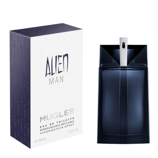Alien Man Eau de toilette bottle with packaging