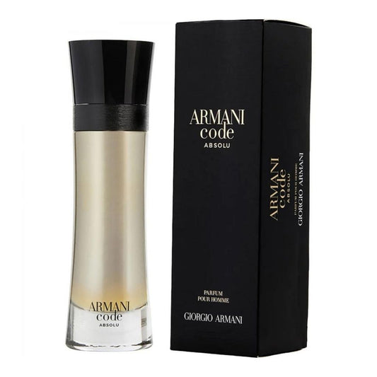 Giorgio Armani Armani Code Absolu bottle with packaging