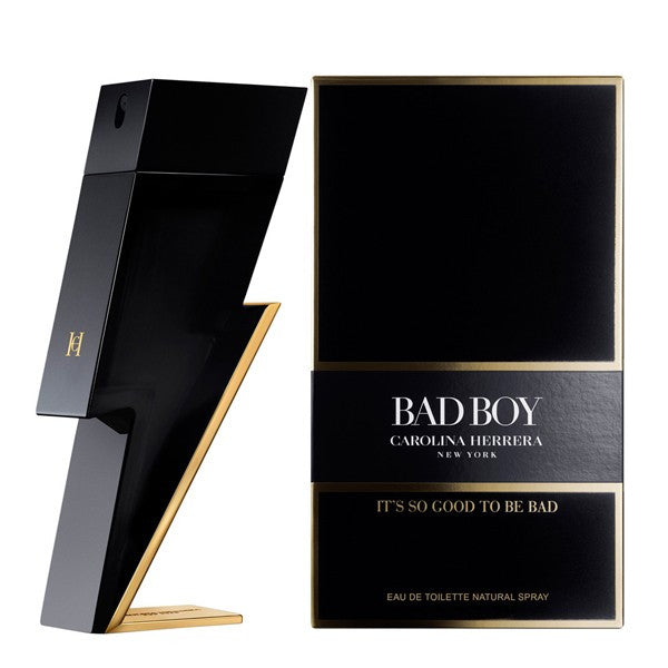Carolina Herrera Bad Boy bottle with packaging