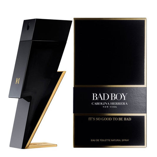 Carolina Herrera Bad Boy bottle with packaging