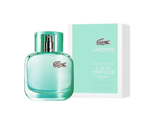 Lacoste L.12.12 Natural Eau de Toilette bottle with packaging