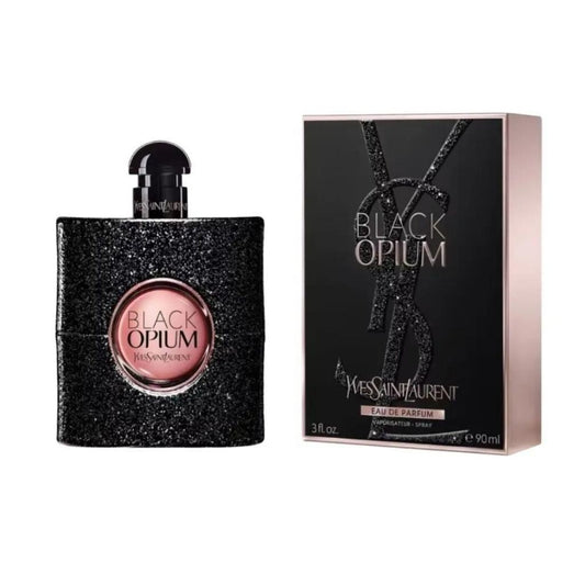 Black Opium Eau de Parfum bottle with packaging
