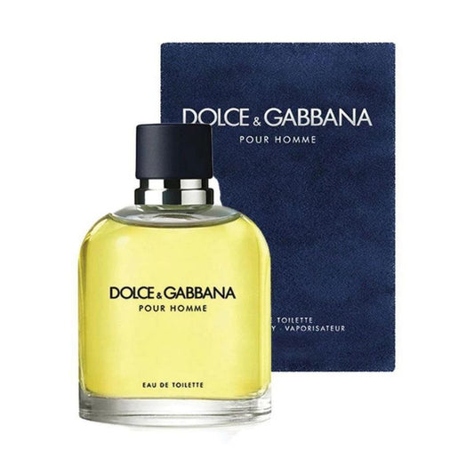 Dolce & Gabbana Pour Homme bottle with packaging