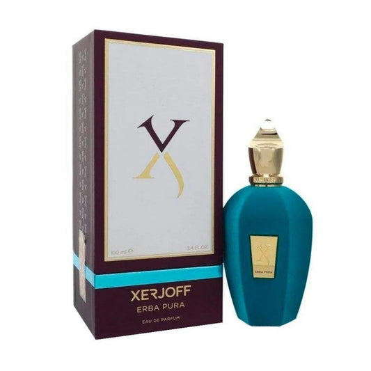 Erba Pura Eau de Parfum bottle with packaging