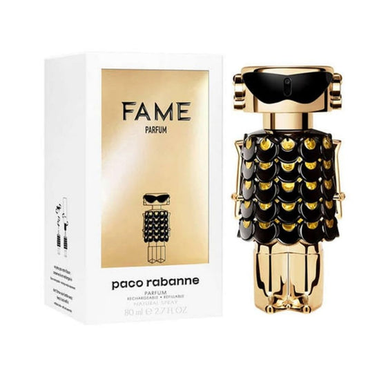 Fame Parfum bottle with packaging