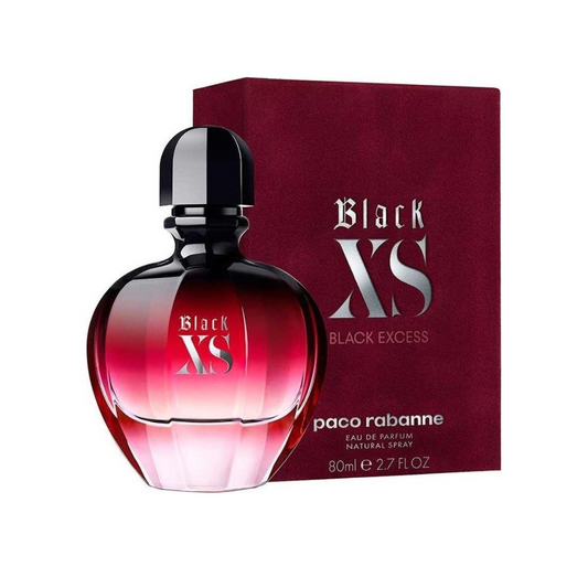 Black XS For Her bottle with packaging